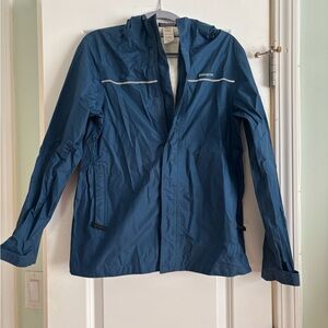 Patagonia Kids Blue Rain Jacket